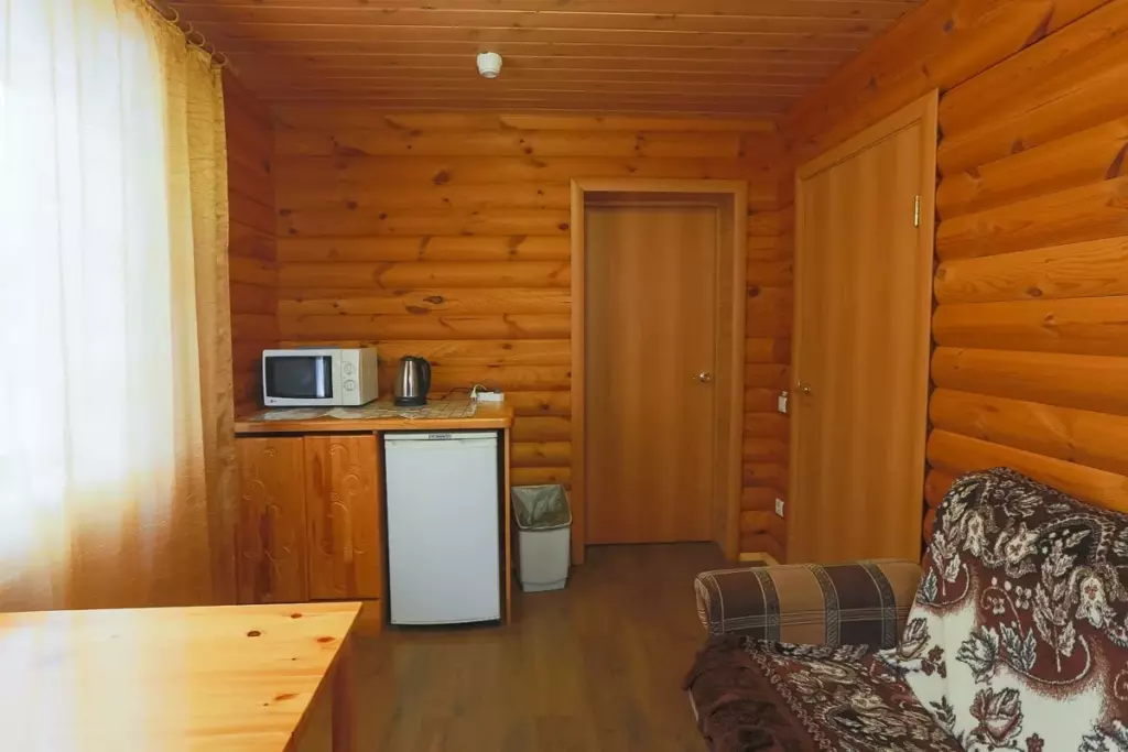 Терем 40 м² с гостиной и спальней до 4 гостей: мини-кухня