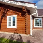 Гостевой дом Загородный в Кажме, общий вид: дом с мощёным двориком