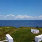 База отдыха Щастье на Ильмене, общий вид: берег Ильменя