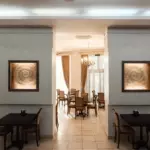 Загородный отель Морозово на Бердском заливе, общий вид: зал ресторана