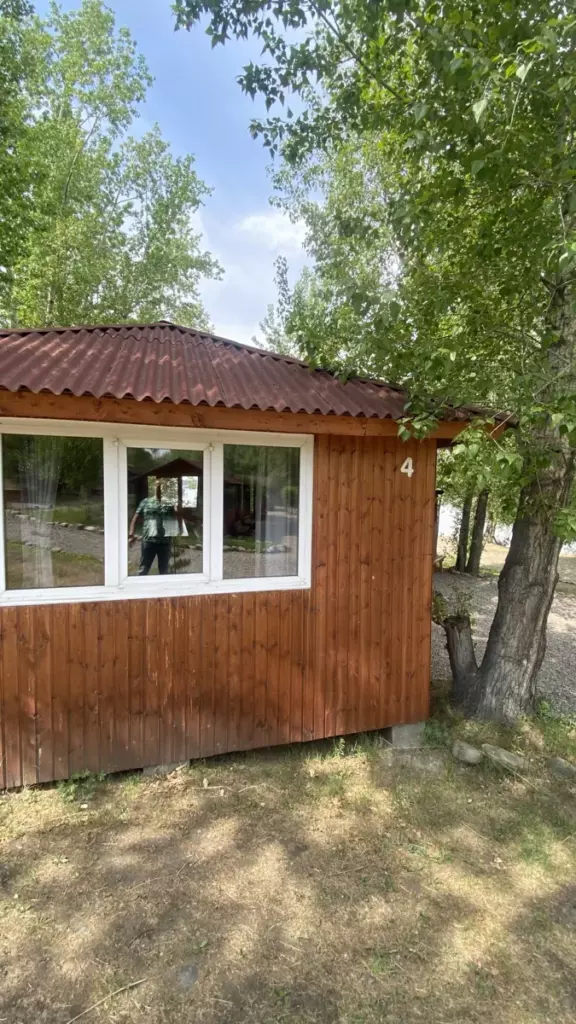 Тёплая беседка № 4 до 30 человек: тёплая беседка снаружи