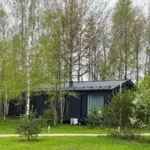 Барнхаус с камином и дровяной купелью до 6 гостей: барнхаусы среди берёз