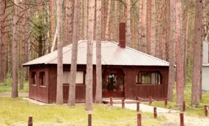 Тёплая беседка с камином и кухней до 12 человек