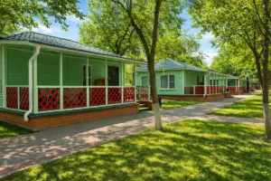 Двухкомнатный коттедж с тёплой верандой до 5 гостей