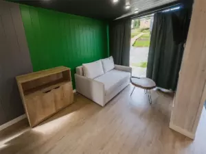 Барнхаус Green & Grey для пары или семьи до 4 гостей