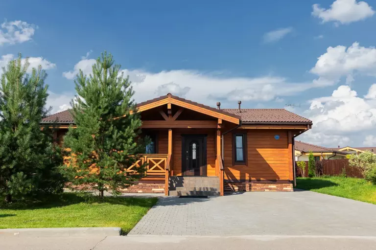 ВИП-коттедж «Утренний туман» 100 м² с камином до 6 гостей