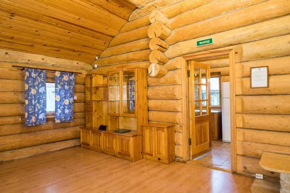 Коттедж «Дом Нептуна» 209 м² с камином и сауной до 8 гостей: гостиная с телевизором