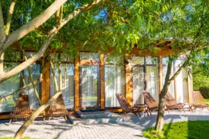Шале «На острове» посреди озера до 8 гостей