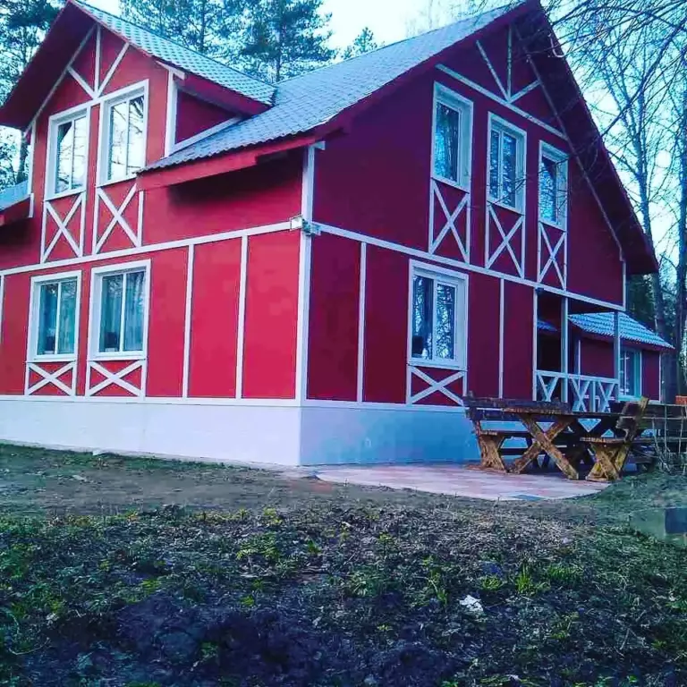 Большой гостевой дом с камином на компанию до 15 гостей