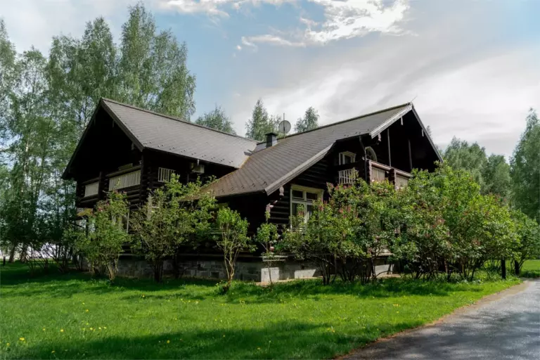 Коттедж «Хонка» 520 м² с камином и видом на Волгу до 10 гостей