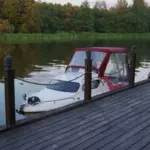 Загородный отель Завидово Резорт на Московском море, общий вид: катера у причала