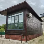 Эко-отель Риал Лаго-Наки в Каменномостском, общий вид: павильон с панорамными окнами